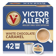 Victor Allen's Coffee White Chocolate Caramel Cappuccino Keurig K-Cup Coffee Pods, 42ct