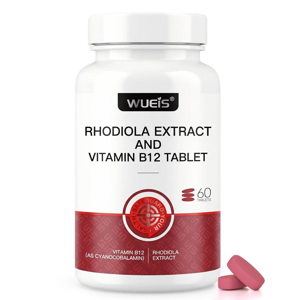 WUIES Rhodiola And Vitamin B12 Supplement (60 Count)