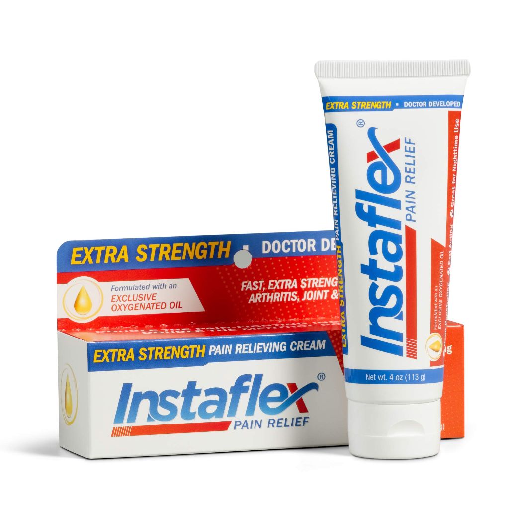 Instaflex Pain Relief Cream Delivers Clinically Studied Pain Relief from Arthritis, Back Pain, Strains and Joint and Muscle Pain (4 oz)