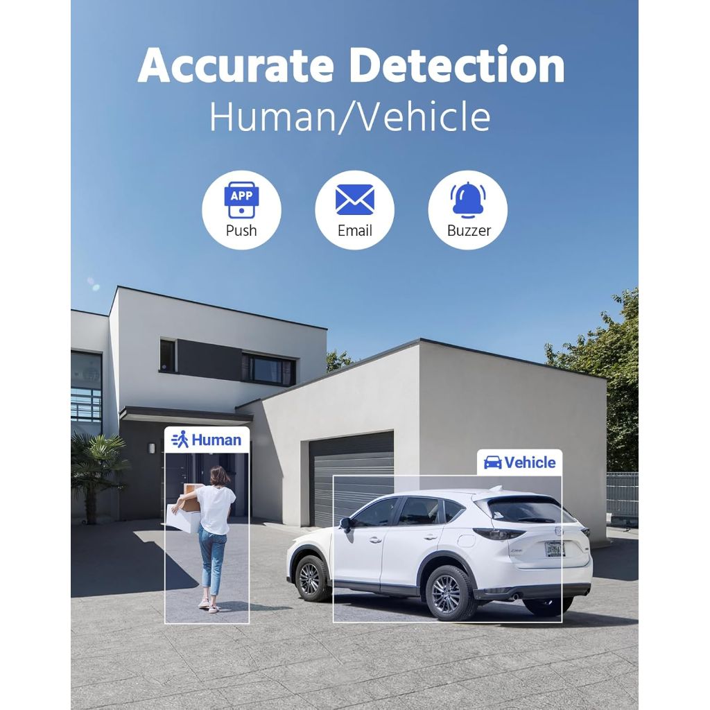 Annke 3K Lite Wired Outdoor Security Camera System - 8 Ch., 1TB HDD - Black