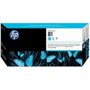 HP 81 Cyan Cyan Printhead and Cleaner C4951A