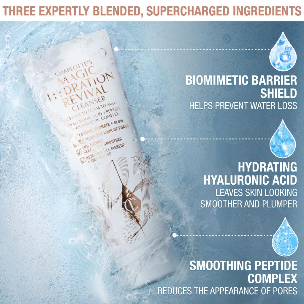 Charlotte Tilbury Magic Hydration Revival Facial Cleanser - 120mL