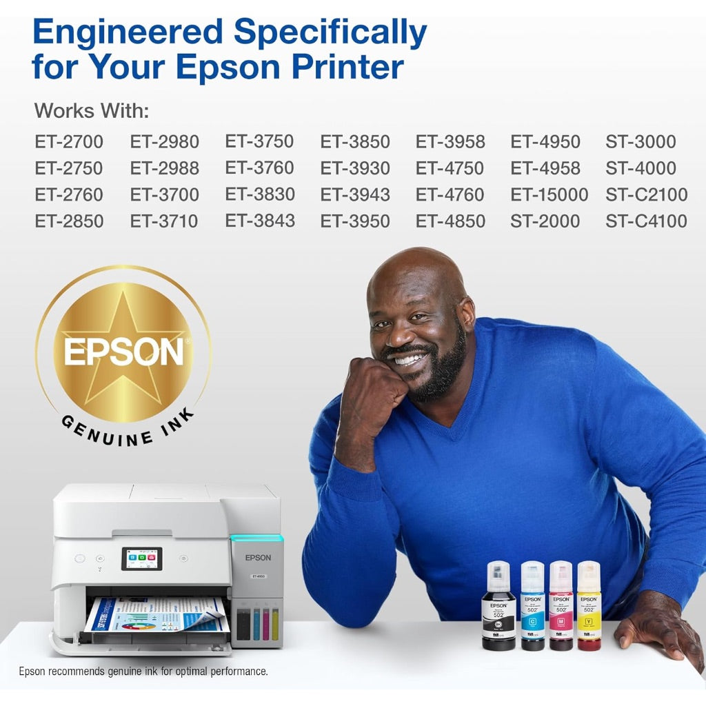 EPSON 502 EcoTank Ink Ultra-High Capacity Refill Bottle - Black