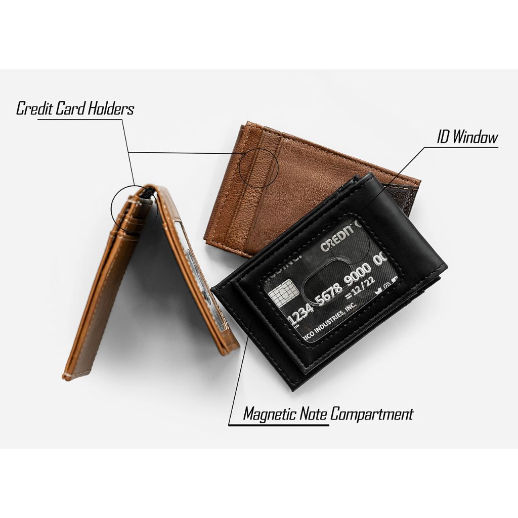 Rico Industries Laser Engraved Front Pocket Wallet, North Dakota Fighting Hawks