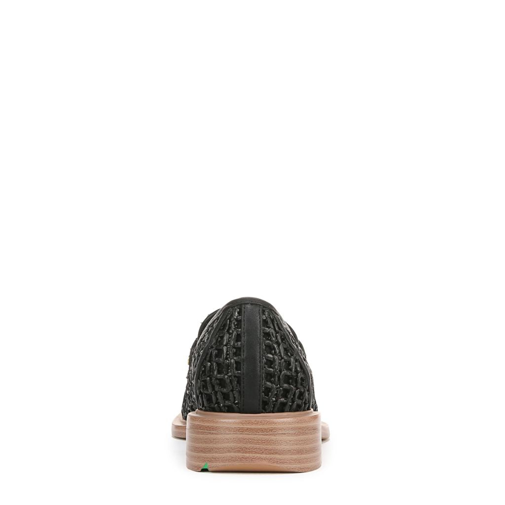 Franco Sarto Womens Edith Loafer Black Weave 5 M
