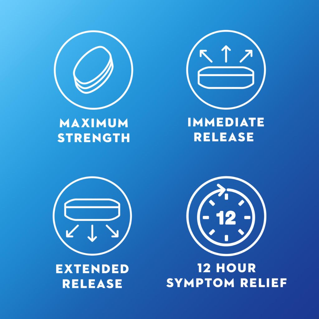 Mucinex 12 Hour Maximum Strength 1200 mg Guaifenesin Extended-Release Tablets for Excess Mucus Relief | 48 Tablets