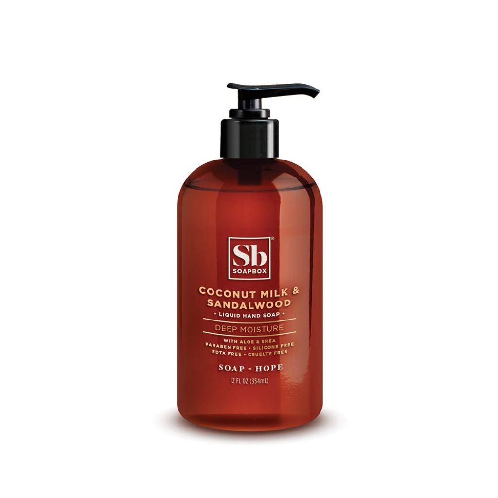 Soapbox Coconut milk and Sandalwood Moisturizing Hand Soap 12 fl oz