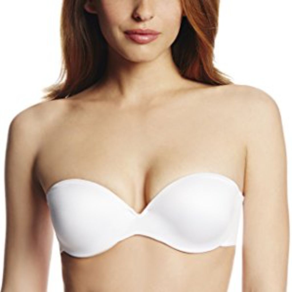 Maidenform Custom Lift Strapless Bra White 36D