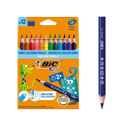 BIC Kids Evolution Triangle Coloured Pencils - 12 Pack