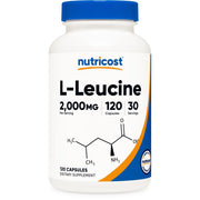 Nutricost L-Leucine 2,000mg, 120 Vegetarian Capsules, Non-GMO, Gluten Free, 30 Servings