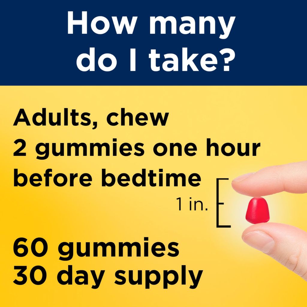 Nature Made Melatonin 10mg per serving Gummies, Maximum Strength Dosage,  60 Gummies