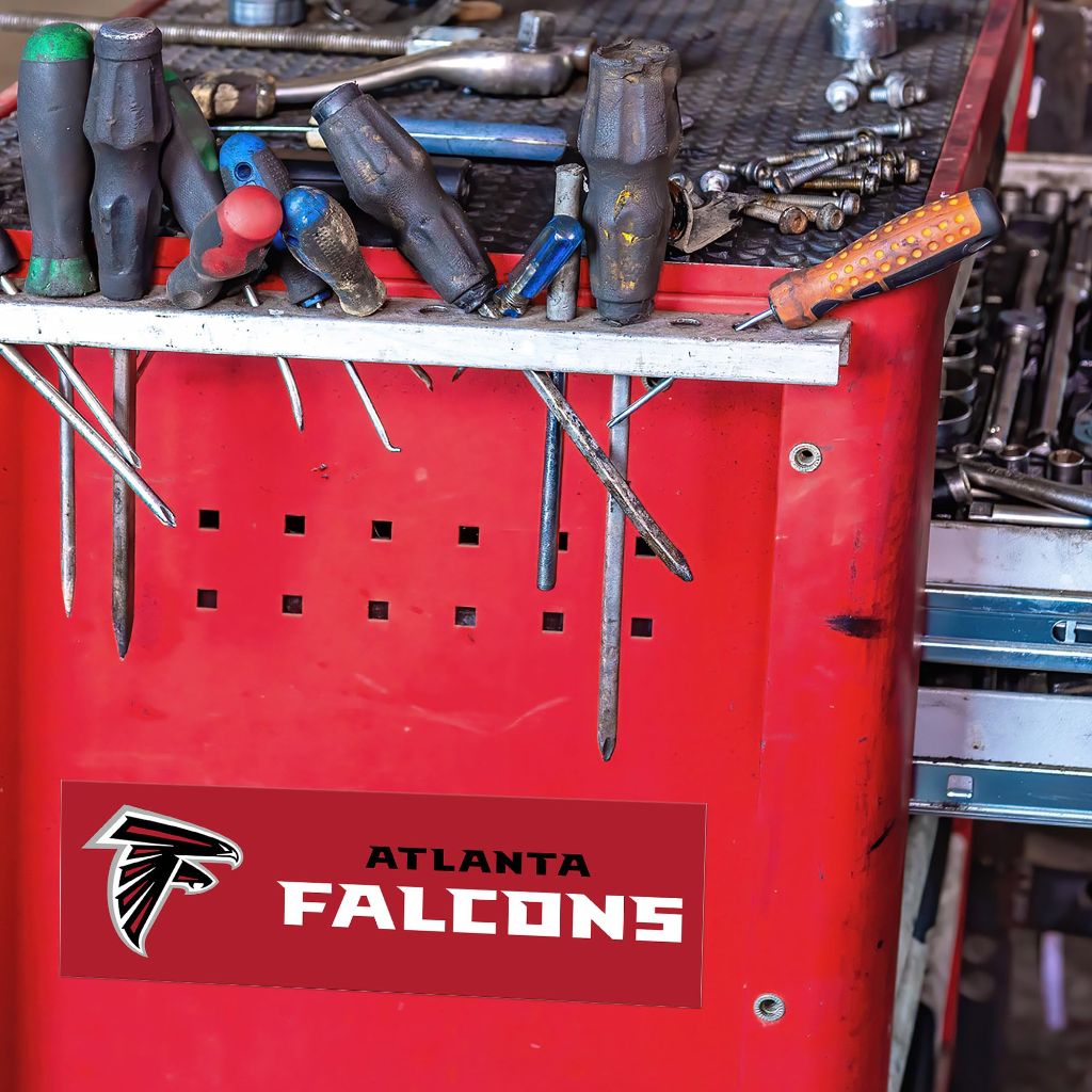 Rico Industries NFL Football Atlanta Falcons 4 x 10 Team Spirit Magnet