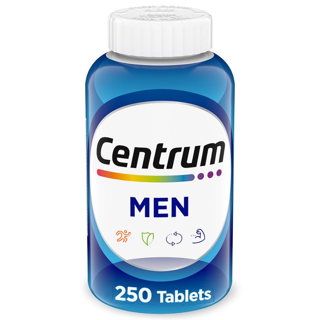Centrum Multivitamin for Men, Multivitamin/Multimineral Supplement- 250 Count