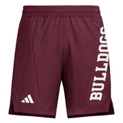 Adidas Men's D4T Woven Mississippi State University Shorts, Team Maroon/White/Mississippi State University, Small/5" Inseam