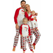 Honwenle Family Christmas Pajamas Matching Sets Soft Long Sleeve Family Christmas Pjs Sleepwear Holiday Lounge Set for Dad M