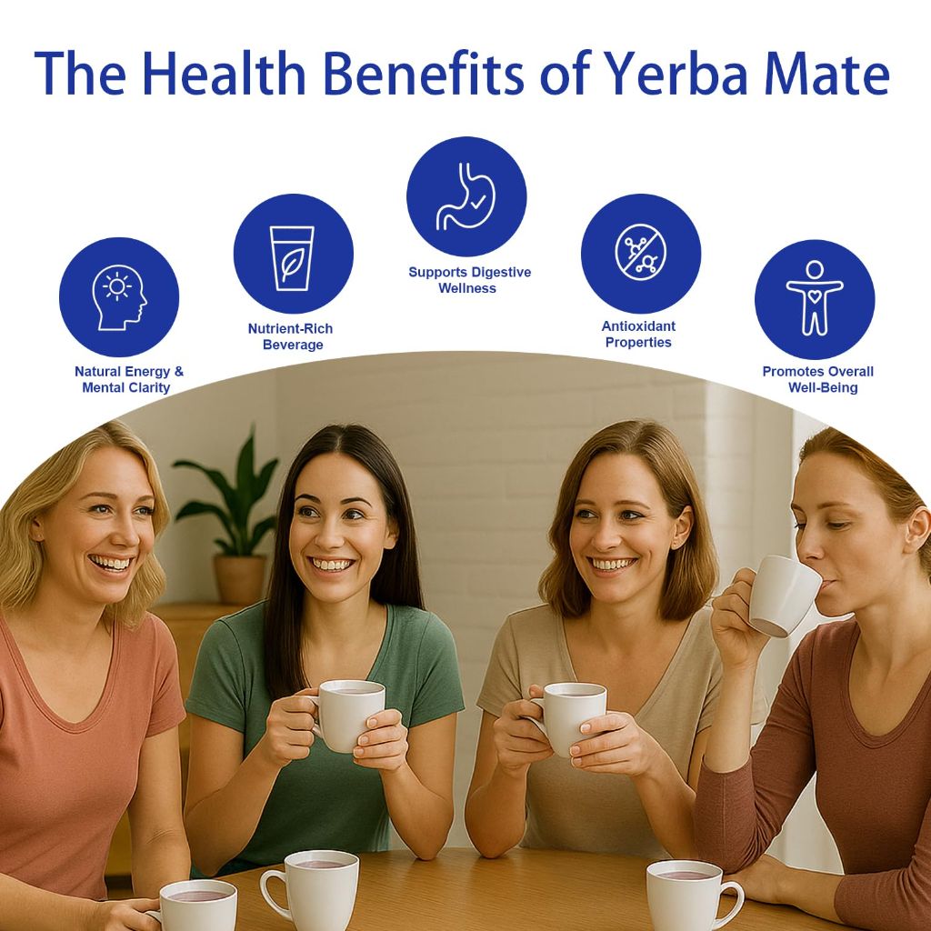 Yerba Mate Instant Tea Powder - Blueberry Grape, 30 Servings