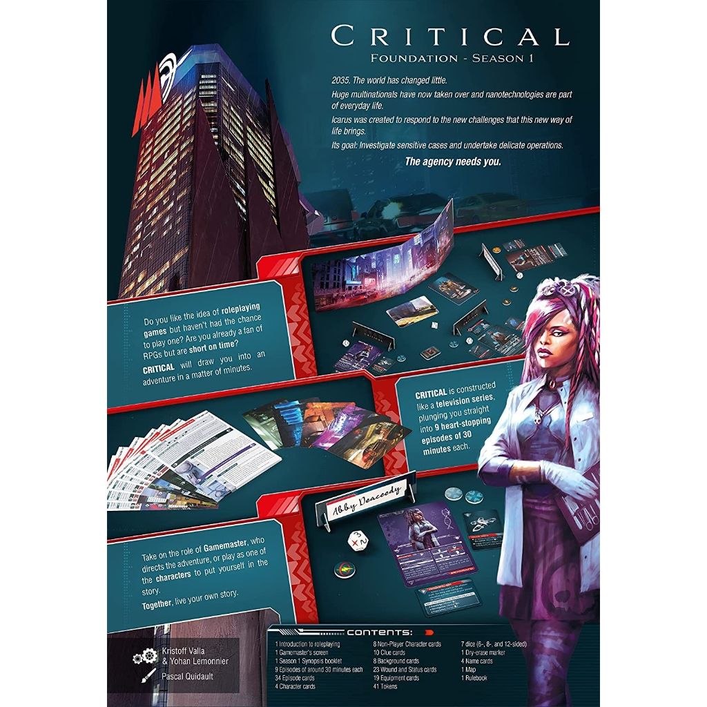 Gigamic Critical: Foundation (Season 1) Role-Playing Game, Ages 14+
