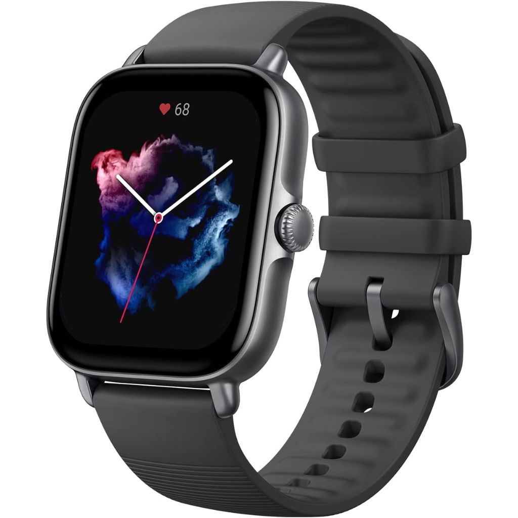Amazfit GTS 3 Android Smart Watch w/GPS 42mm - Black
