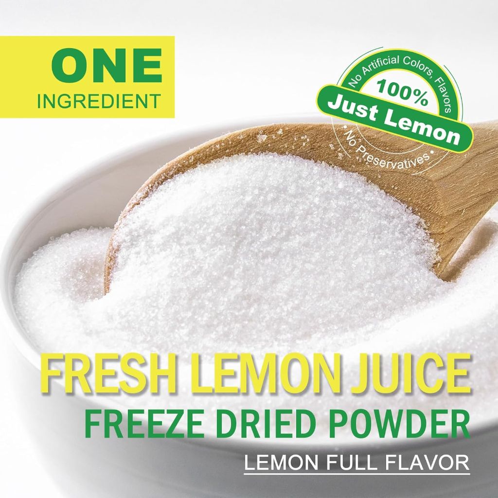 Talcufon Fresh Squeezed Lemon Powder - 10 oz (2 Pack)