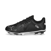 PUMA Kids Future Play FG/AG Soccer Cleats - Black/White, Size 11 Little Kid
