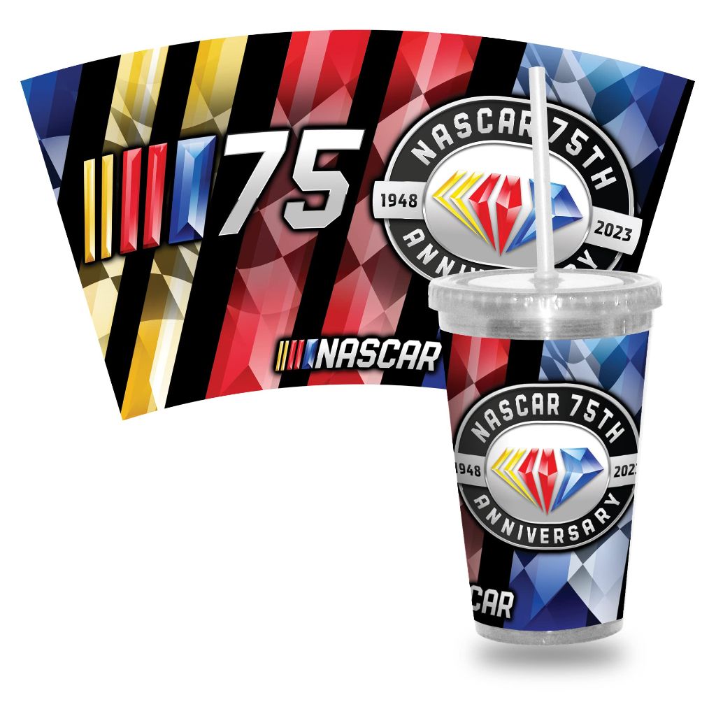 Rico Industries NASCAR Joey Logano Racing 16oz Clear Tumbler W/Straw