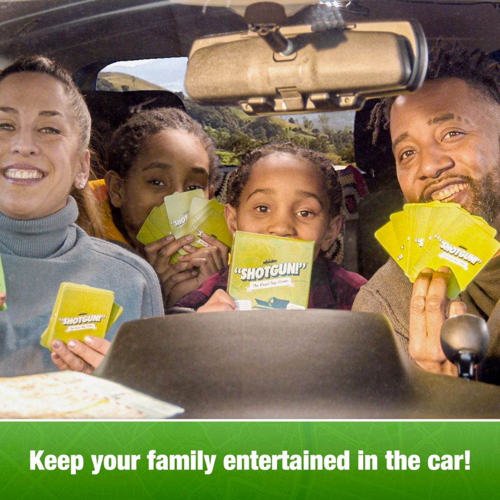 WHAT DO YOU MEME? Shotgun! - The Road Trip Car Game for Families