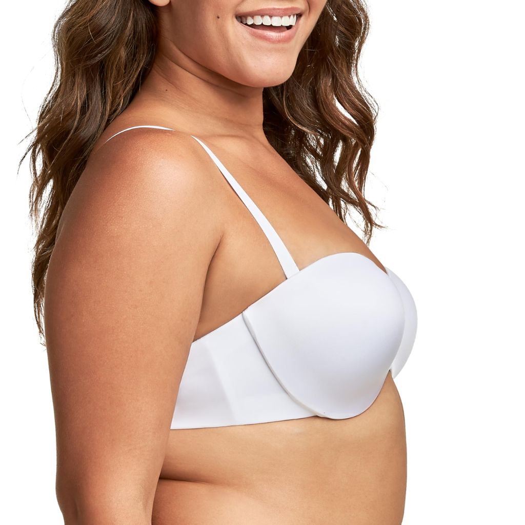 SZ 40C  Maidenform women's Live in Luxe Full Coverage Strapless Multiway Dm9472 Bras, White