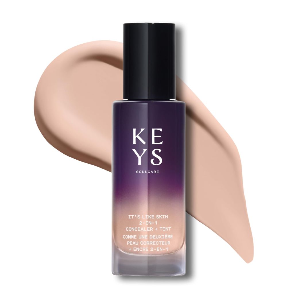 Keys Soulcare It's Like Skin 2-In-1 Concealer + Tint, Brightens & Blurs |150 N Light  | 1 Fl Oz