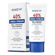 OUKEYA Urea Cream 40 Percent Tube 3 Oz, Foot & Hand Cream for Dry Cracked,  Maximum Strength