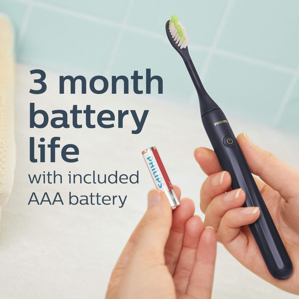 Philips Sonicare, One By Sonicare AAA Battery Toothbrush, Midnight