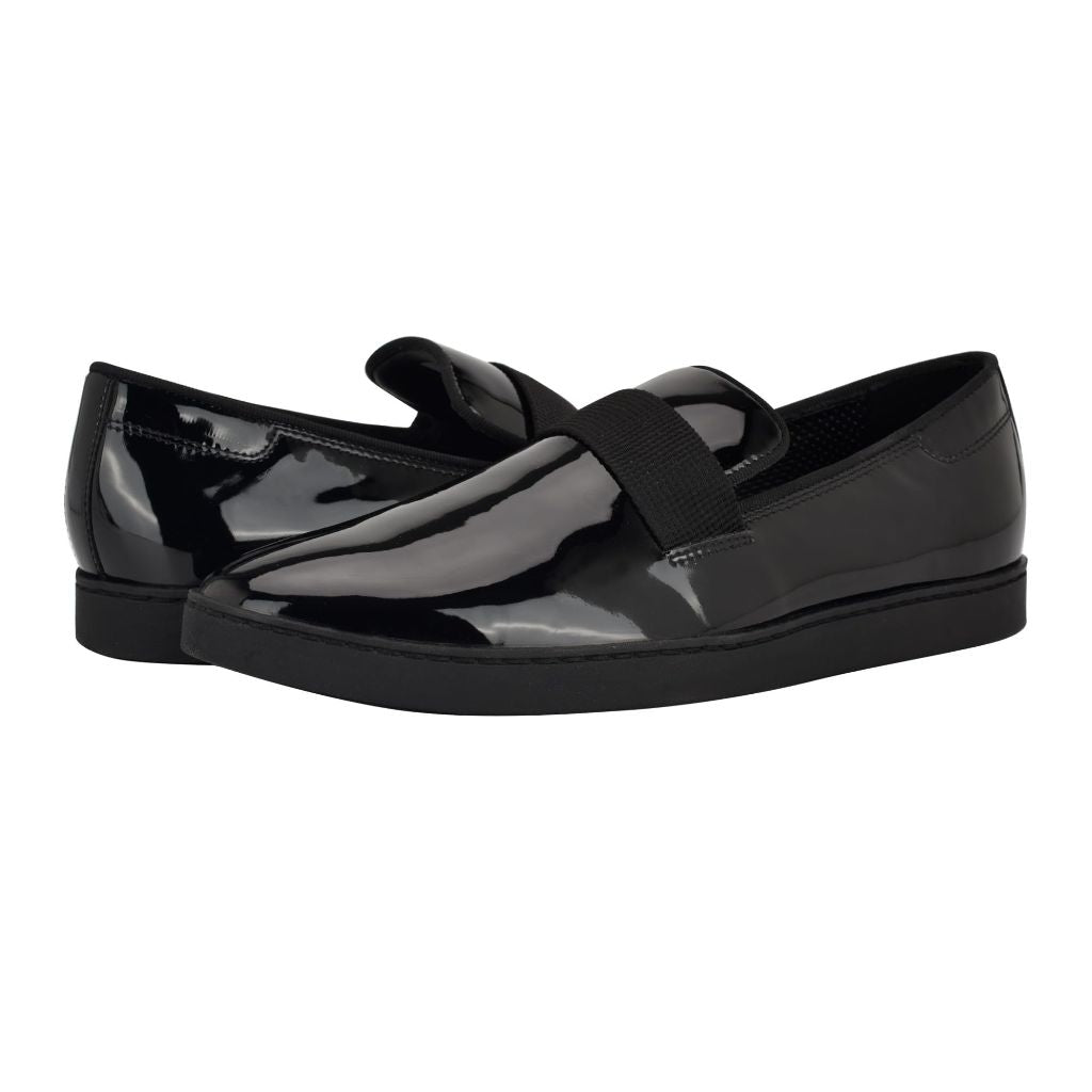 Calvin Klein Men's Fayze Loafer, Black Patent 001, 7