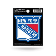 Rico Industries NHL Hockey New York Rangers Short Sport Decal 3.75' x 4.75'
