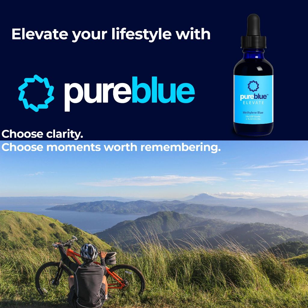 PureBlue Methylene Blue 1% USP Drops  | 2 fl oz