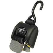 BoatBuckle Retractable Transom Tie Down Strap – Bolt On Retractable Ratchet Strap for Boat Trailer, Replaceable Boat Buckle for F08893, Intended for Freshwater Environments, 2x43 Inch, 1-Count