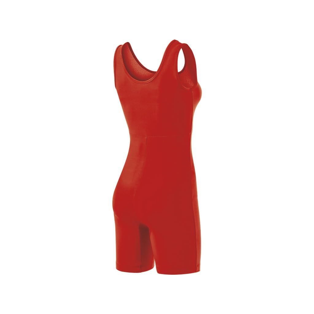 ASICS Women's Solid Modified Singlet, Red, X-Small