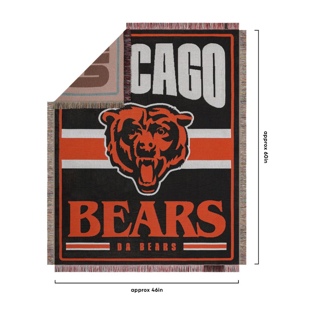 FOCO Chicago Bears NFL Team Logo Woven Tapestry - 46" x 60"