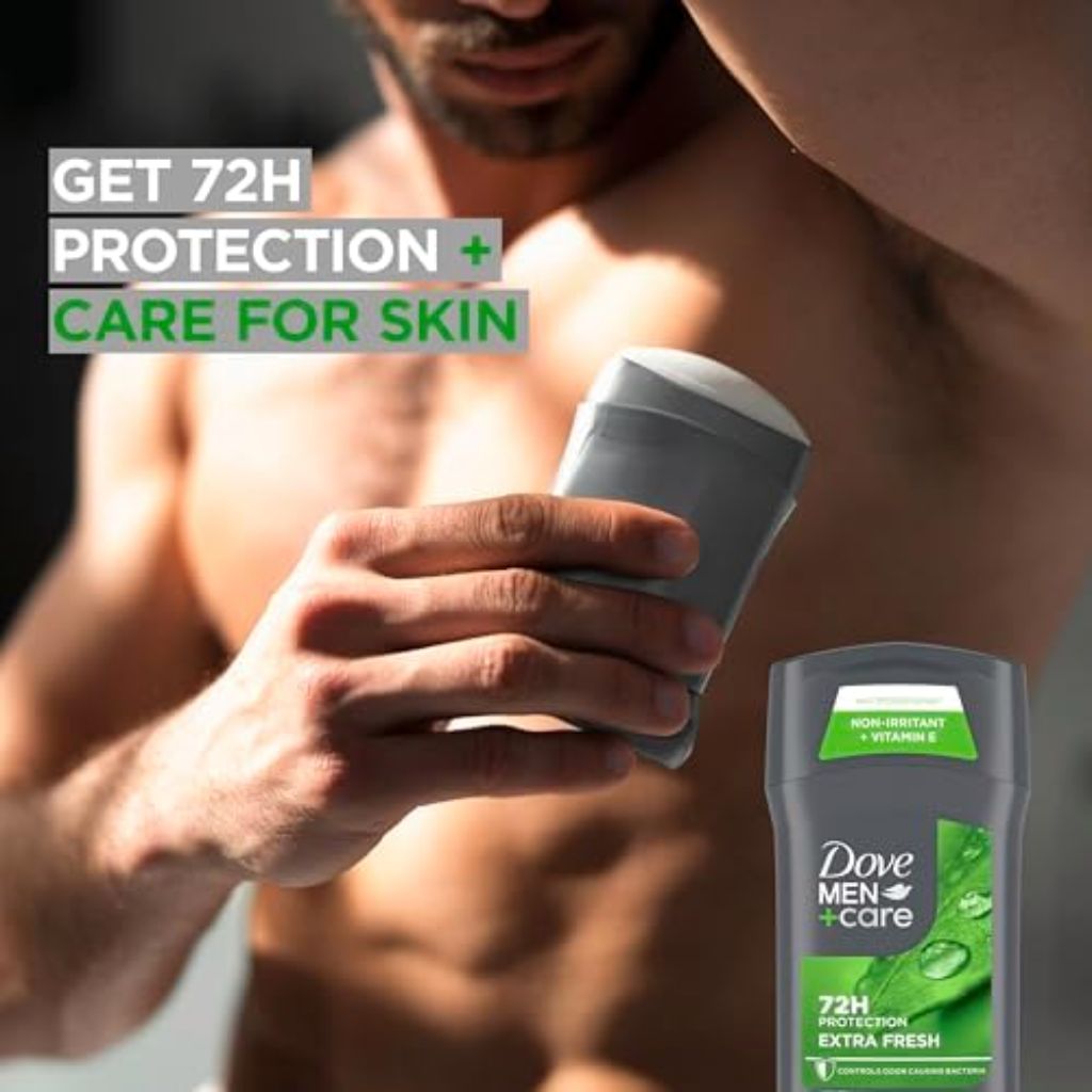 Dove Men+Care Antiperspirant Deodorant Stick for Men 4 Count -Long-lasting Citrus scent 2.7 oz