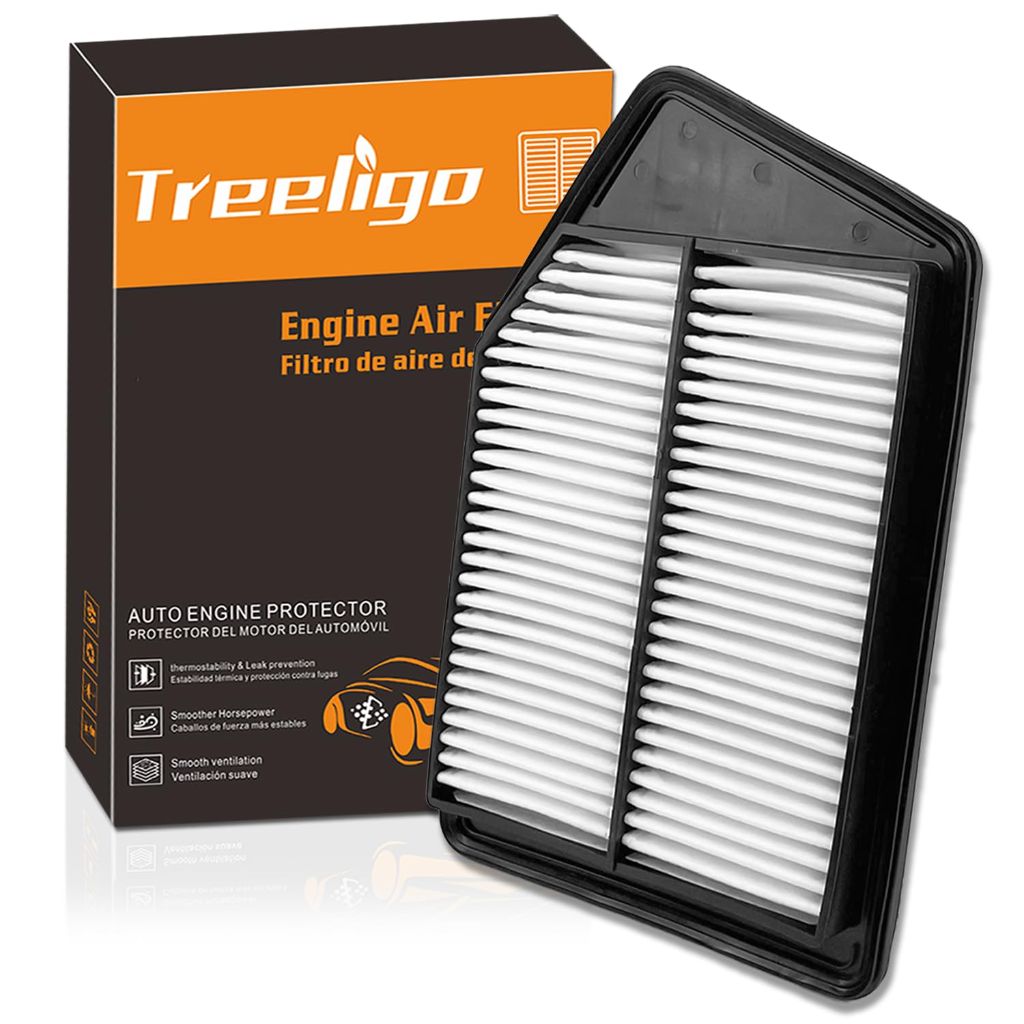 Treeligo CA11476 Engine Air Filter, Part NO. EAF20224 (Compatible Vehicles in Description)