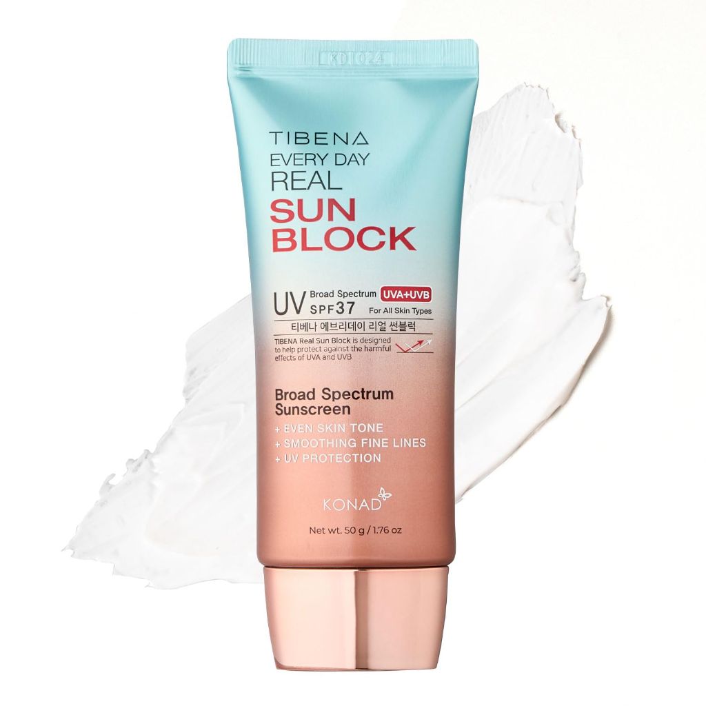 Tibena Everyday Real Mineral Sunscreen Broad-Spectrum UVA/UVB SPF 37, Lightweight, Non-Greasy - 1.76 oz.