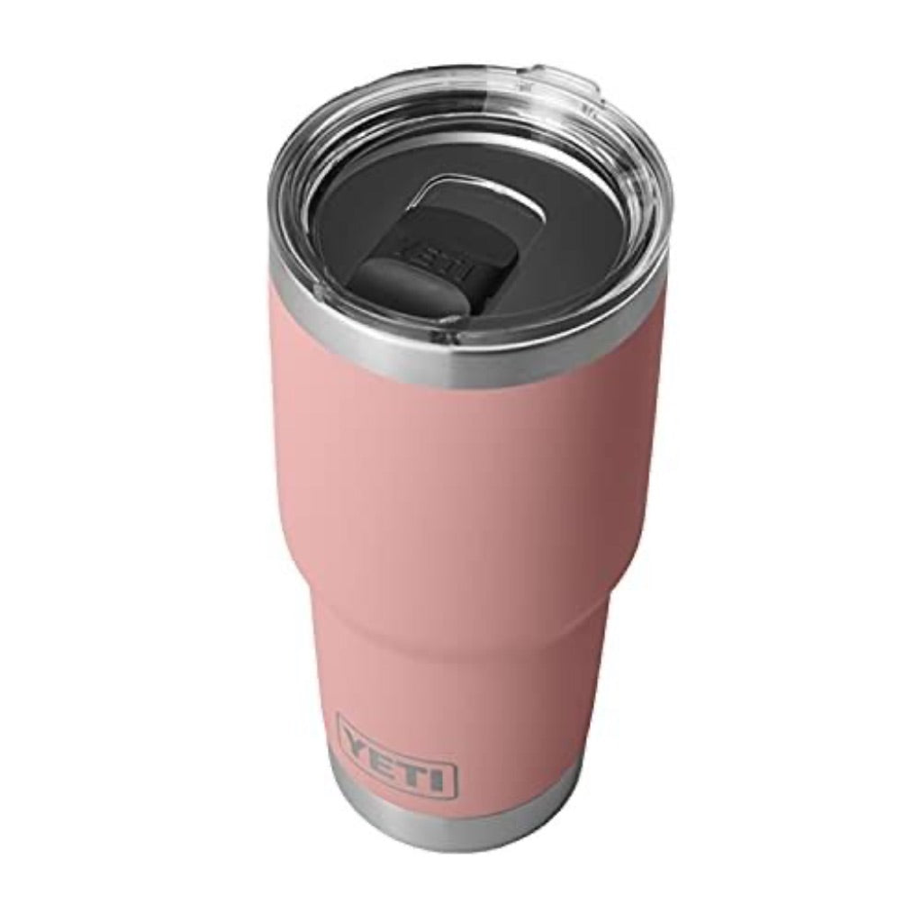 Yeti Rambler 30oz Tumbler with MagSlider Lid, Sandstone Pink