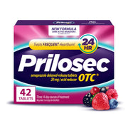 Prilosec OTC, Omeprazole Delayed Release 20mg, 20mg, Wildberry Flavor, 42 Tablets