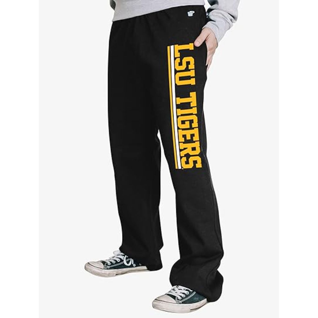 Blue 84 Men's NCAA Officially Licensed Sweatpants - LSU Tigers, Small