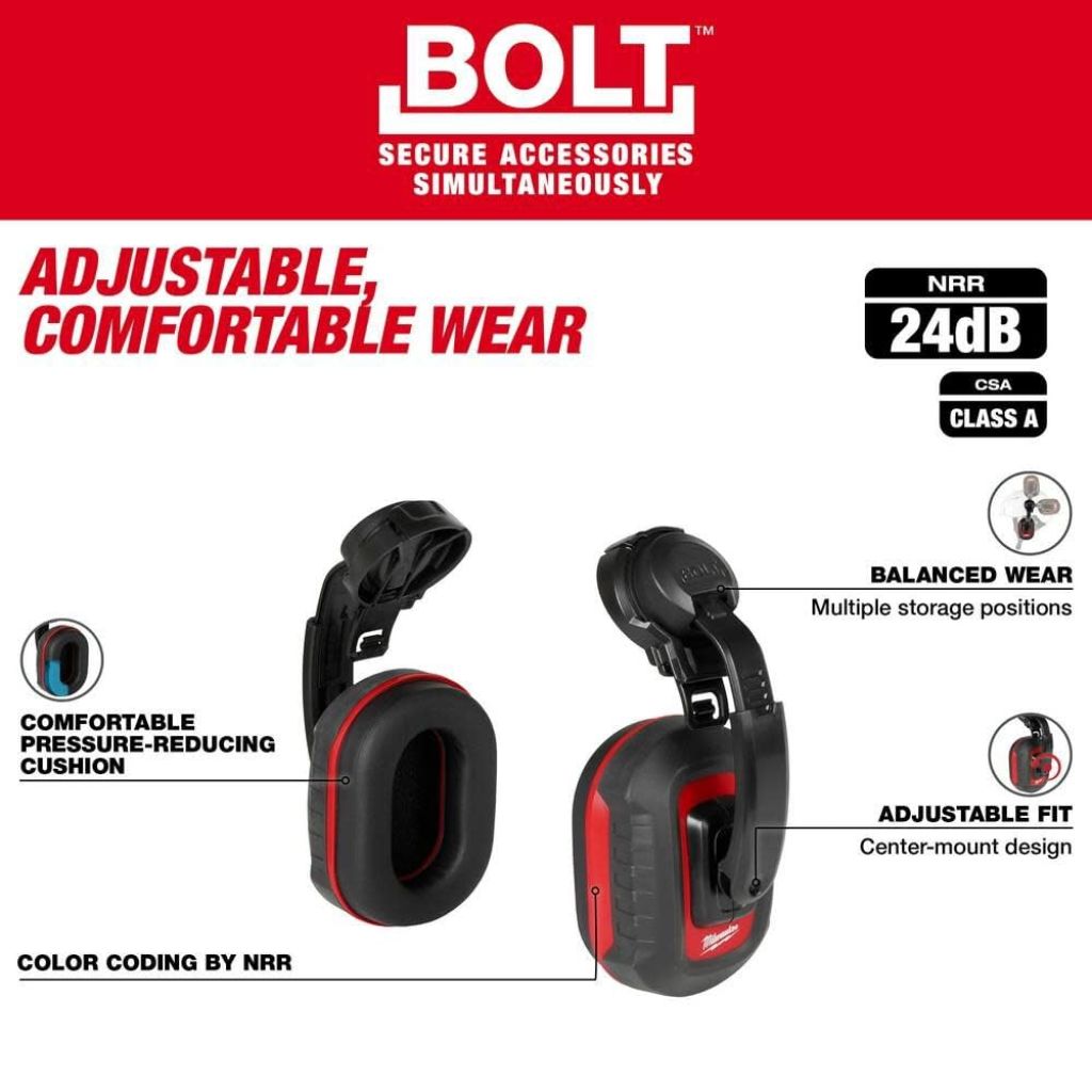 Milwaukee BOLT 24dB Earmuffs