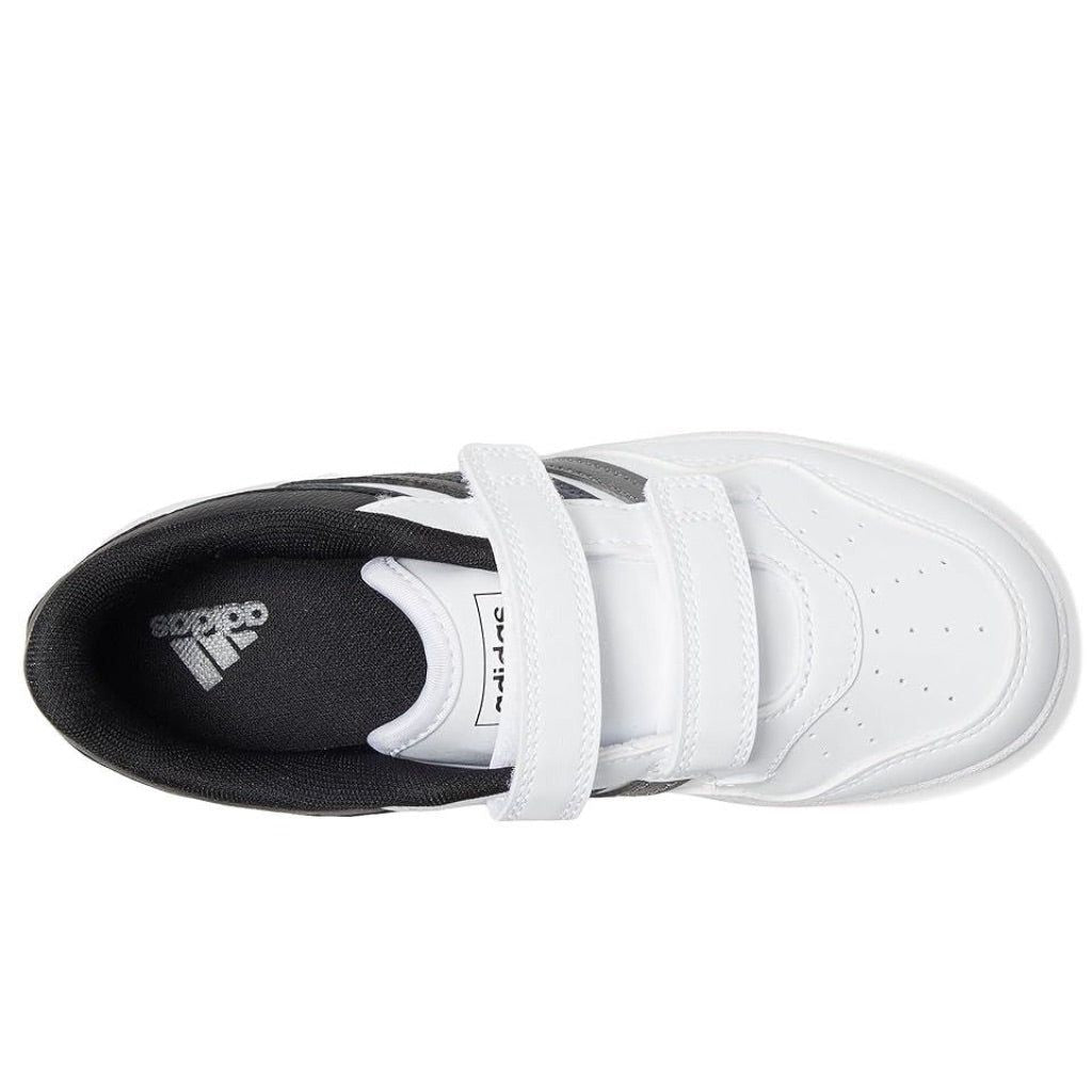 adidas Kids Hoops 4.0 Sneakers - White/Black/Shadow Navy, Size 3 Infant
