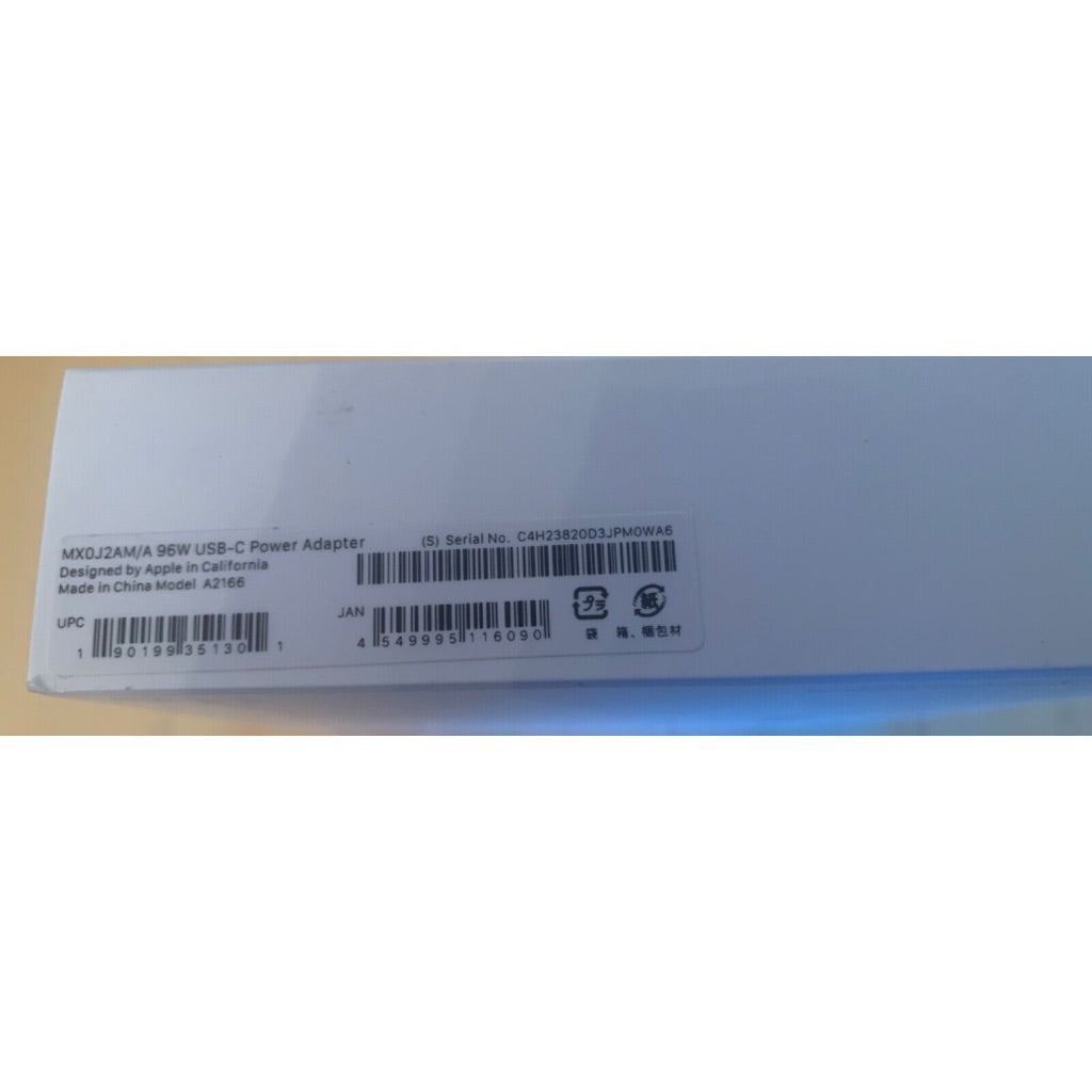 Apple 96W USB-C Power Adapter - MX0J2AM/a