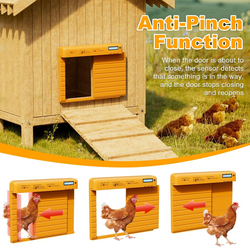 Battery Powered Automatic Chicken Coop Door
