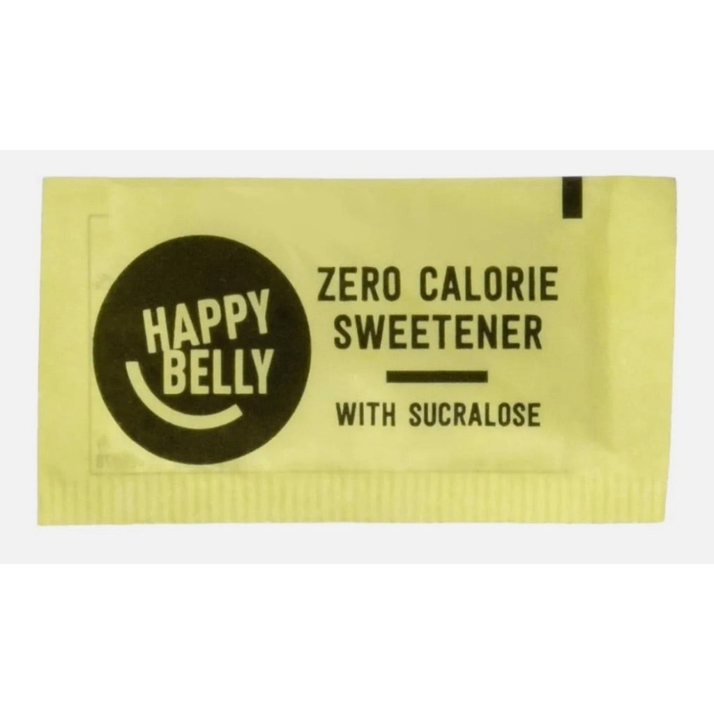 Happy Belly Zero Calorie Yellow Sucralose Sweetener, 2000 Packets