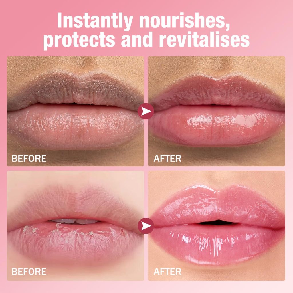 Jolilab Tinted Lip Balm Color Change Silky Texture (Strawberry + Honey）