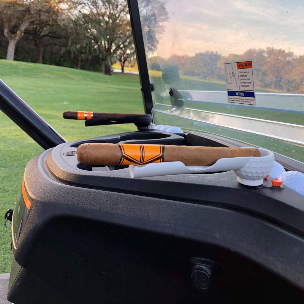 Puff Caddy Player's Pack Golf Ball & Tee'd Up Combo Cigar Holders for Golf Carts