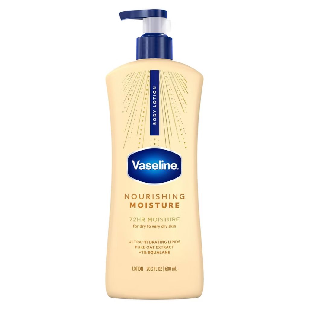 Vaseline Intensive Care Nourishing Moisture Body Lotion with Ultra-Hydrating Lipids + Pure Oat Extract - 20.3 fl. oz.